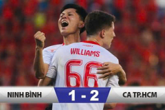 Kết quả Ninh Bình 1–2 CA TP.HCM: CA TP.HCM vô địch Cúp QG